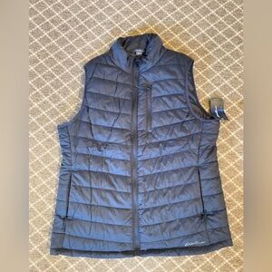 Women’s Eddie Bauer puff vest, size medium. NWT